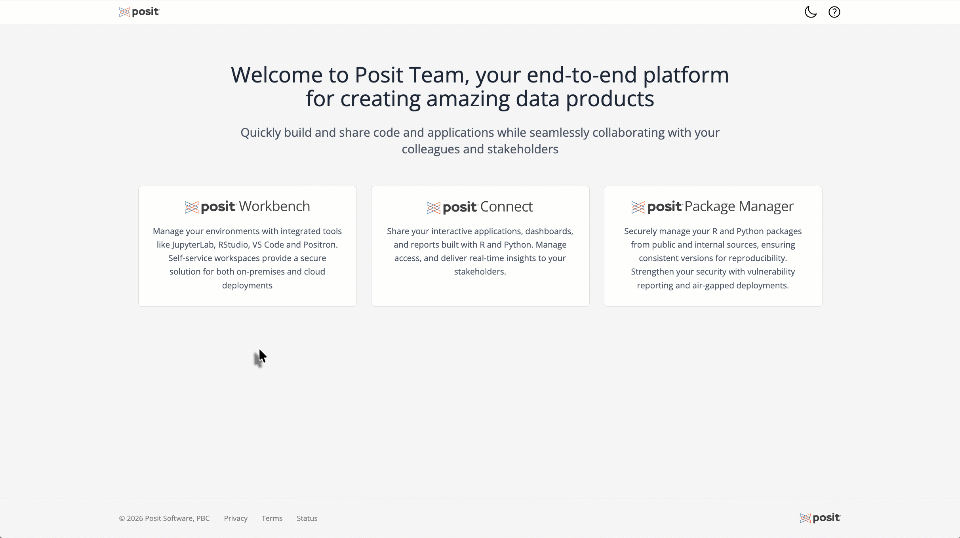 Workbench authentication