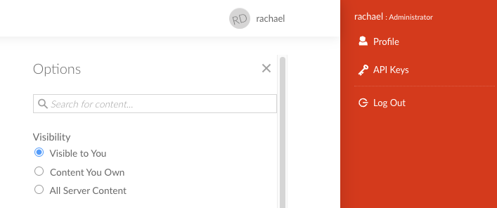 Visibility options in Posit Connect