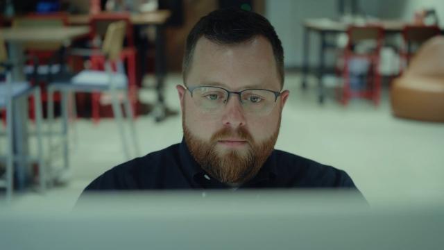 Video thumbnail of James Wade, Research Scientist at Dow, discussing sustainability and innovation.