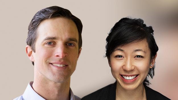 Joseph Powers and Jen Wang headshots