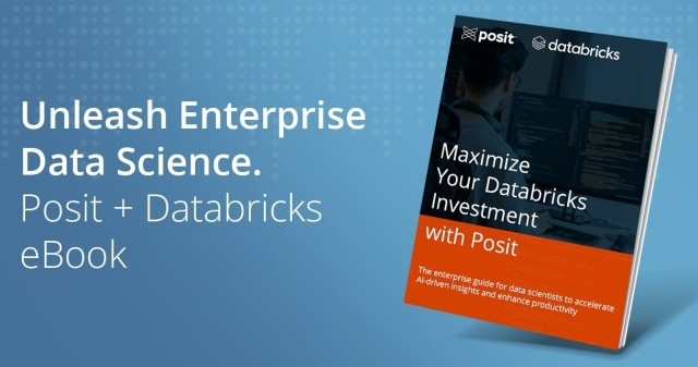 Maximize your databricks investment with Posit ebook thumbnail image