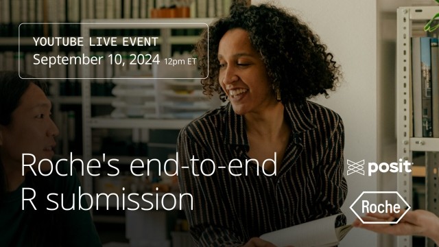 Roche’s End-to-End R Journey to Submission webinar thumbnail
