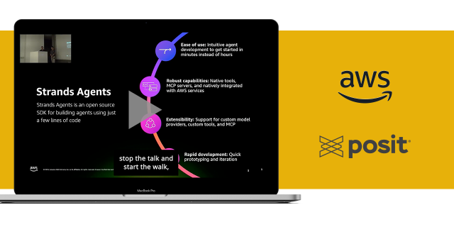 ​​Building Agentic AI applications with Positron and AWS Strands Agents webinar thumbnail image