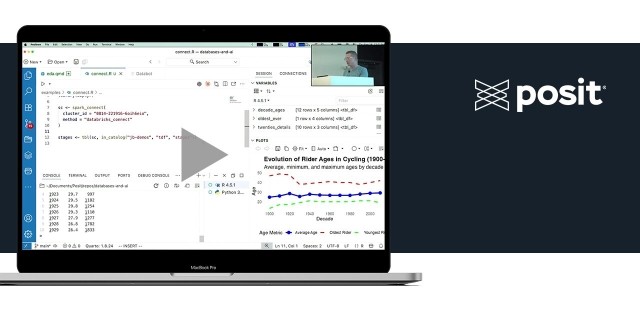 Posit and the modern data stack: Using Posit tools alongside Snowflake & Databricks webinar thumbnail