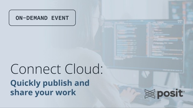Introducing Connect Cloud for Organizations: Easily share your data work internally and externally webinar thumbnail