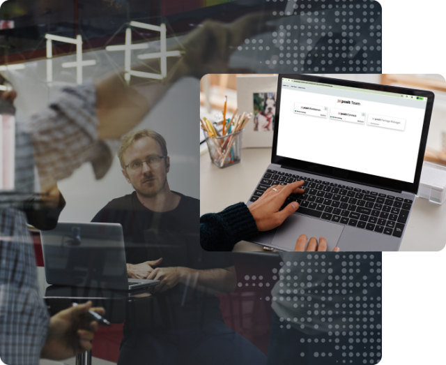 people working on laptops