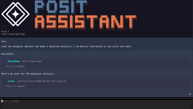 Posit Assistant TUI