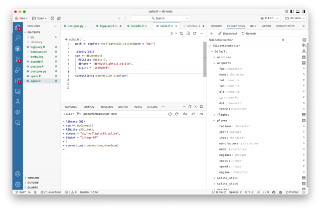 Positron Connections Pane