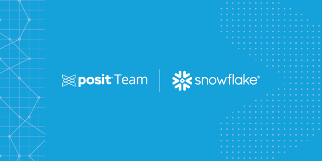 Posit Team and Snowflake Workflow Demo image