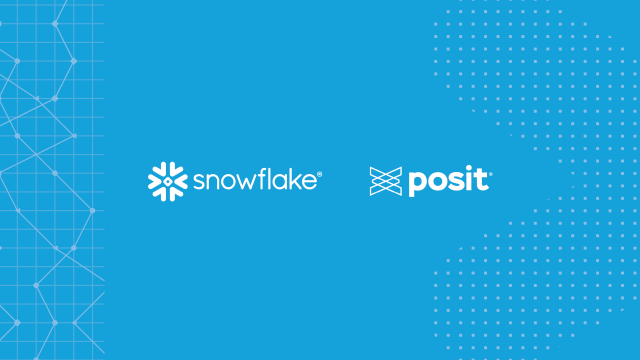 snowflake and posit logos