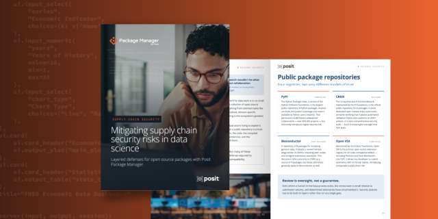 Mitigating supply chain security risks in data science whitepaper preview