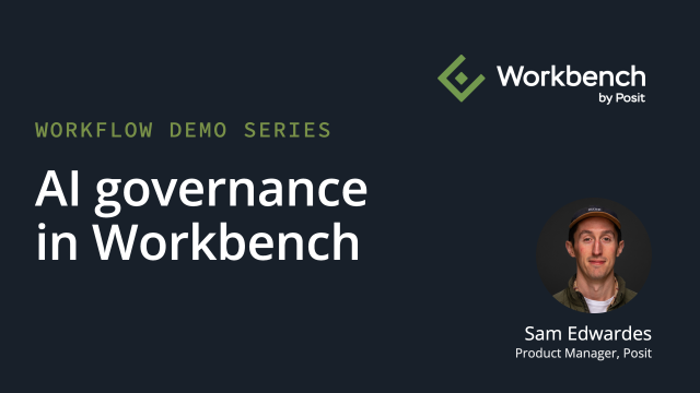 AI Governance in Workbench