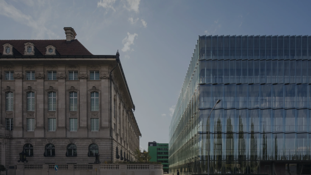 two buildings against sky