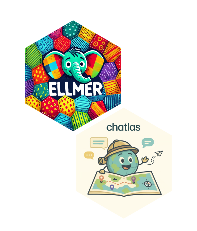 Ellmer and Chatlas Hex Stickers