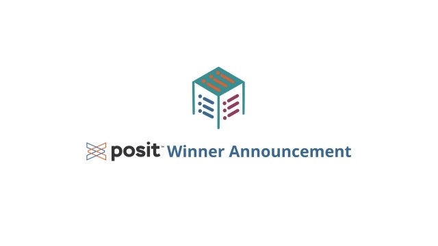 Text: Posit winner announcement. A little box is on top of the text.