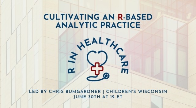 Cultivating an R-Based Analytic Practice title slide