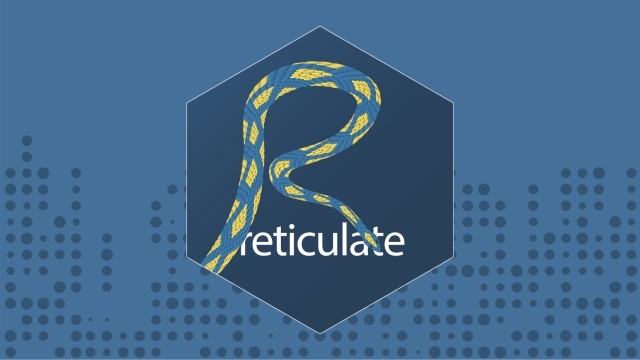 reticulate package hex on blue background