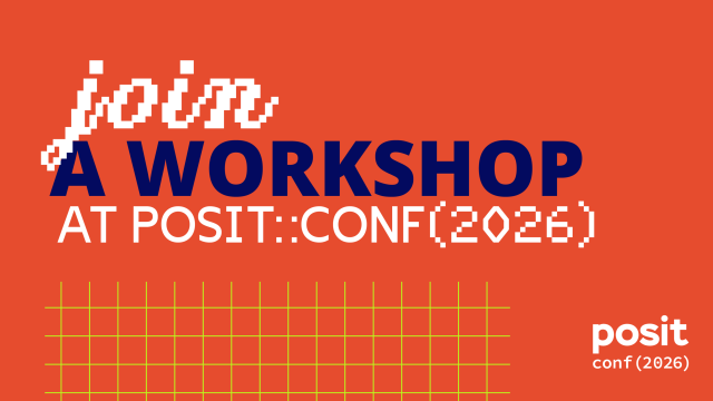Join a workshop at posit::conf (2026) featured image