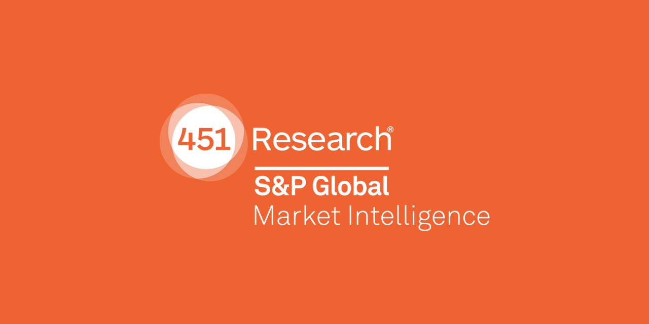451 Research S&P Global Market Intelligence logo on orange