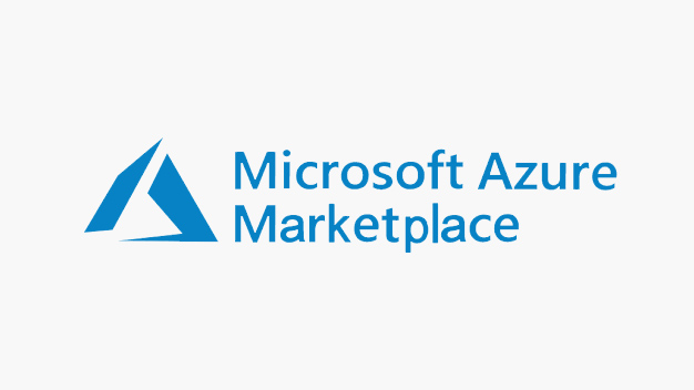 Microsoft Azure Marketplace logo on white background