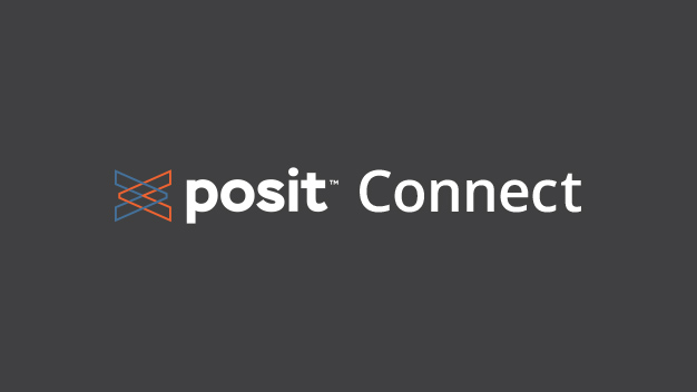 Posit Connect logo on dark gray background