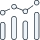 icon of dot-and-line graph above bar chart