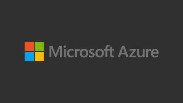 Microsoft Azure Logo on dark gray background