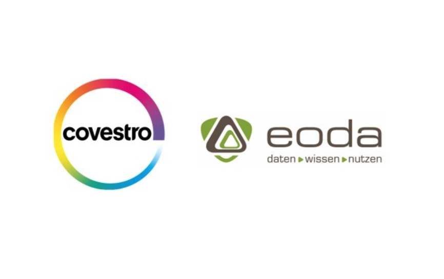 the logos of Covestro and eoda