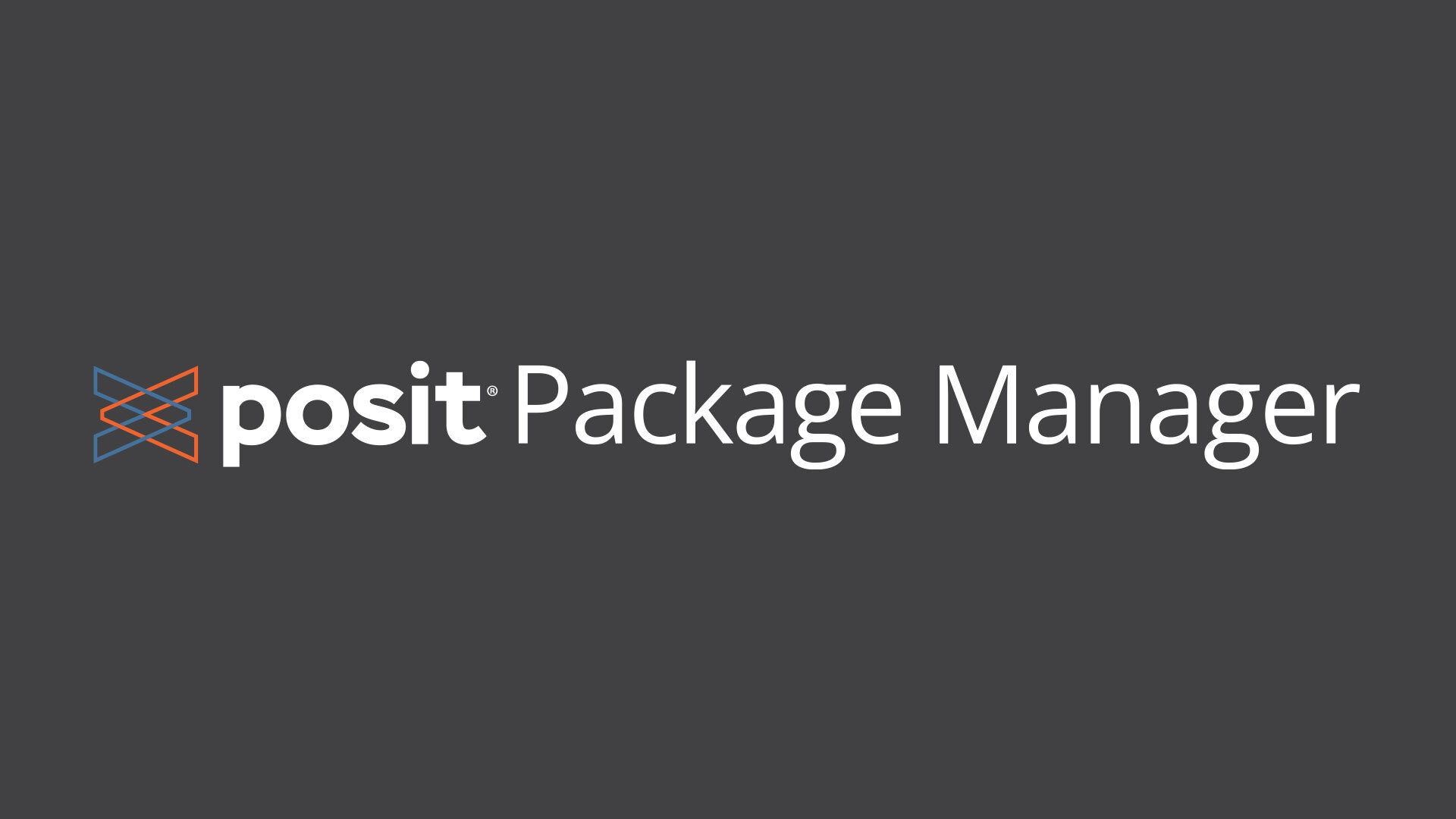 Posit Package Manager
