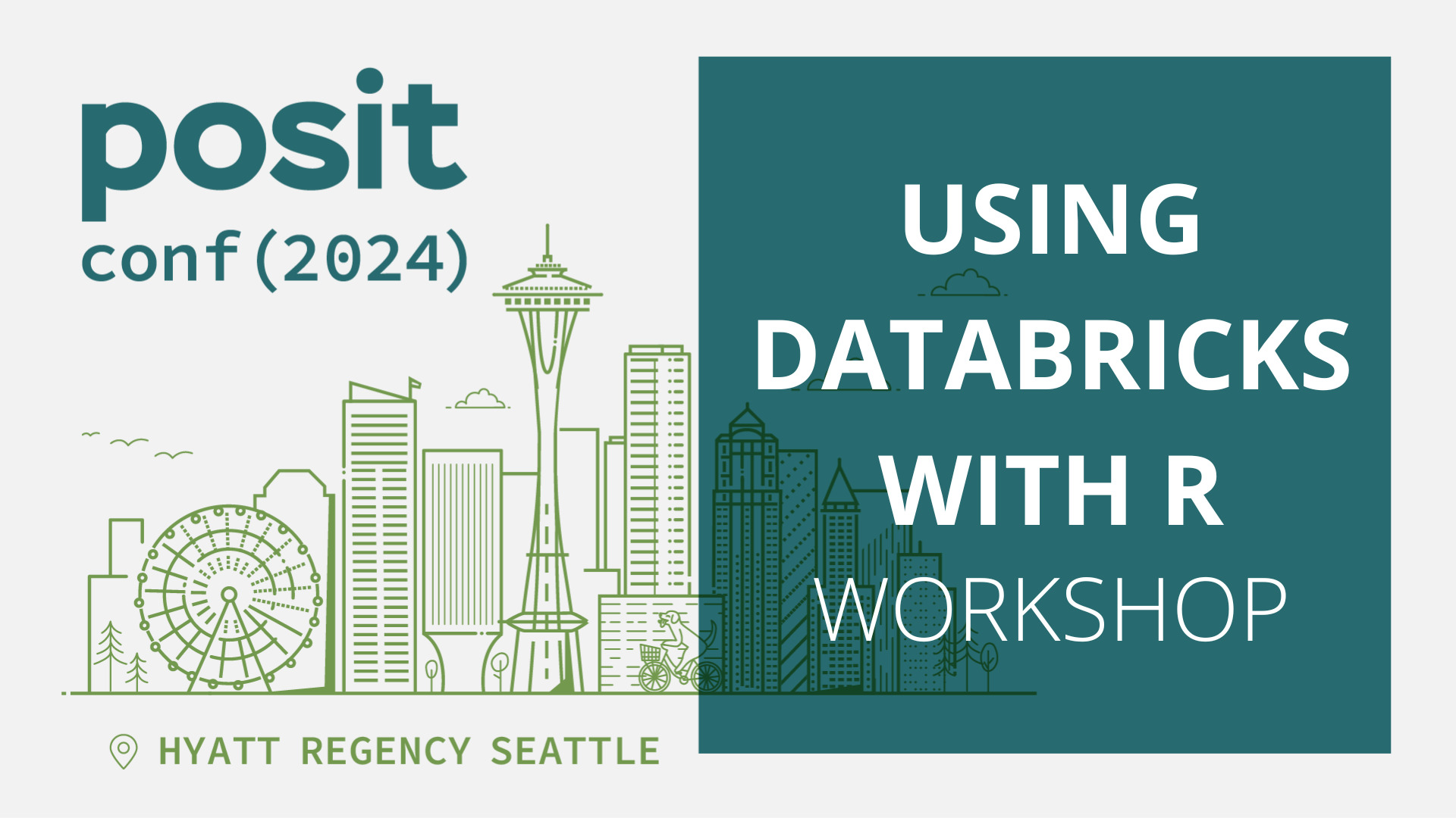 Using Databricks with R Workshop at posit::conf(2024)