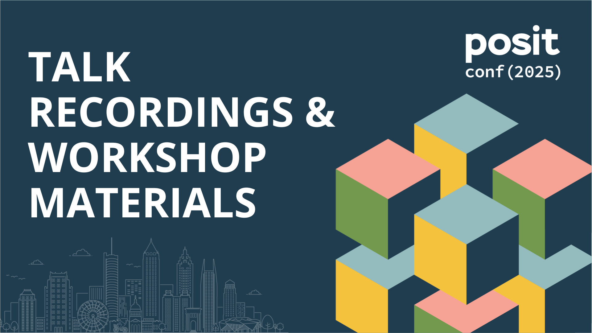 Talk recordings and workshop materials posit conf 2025