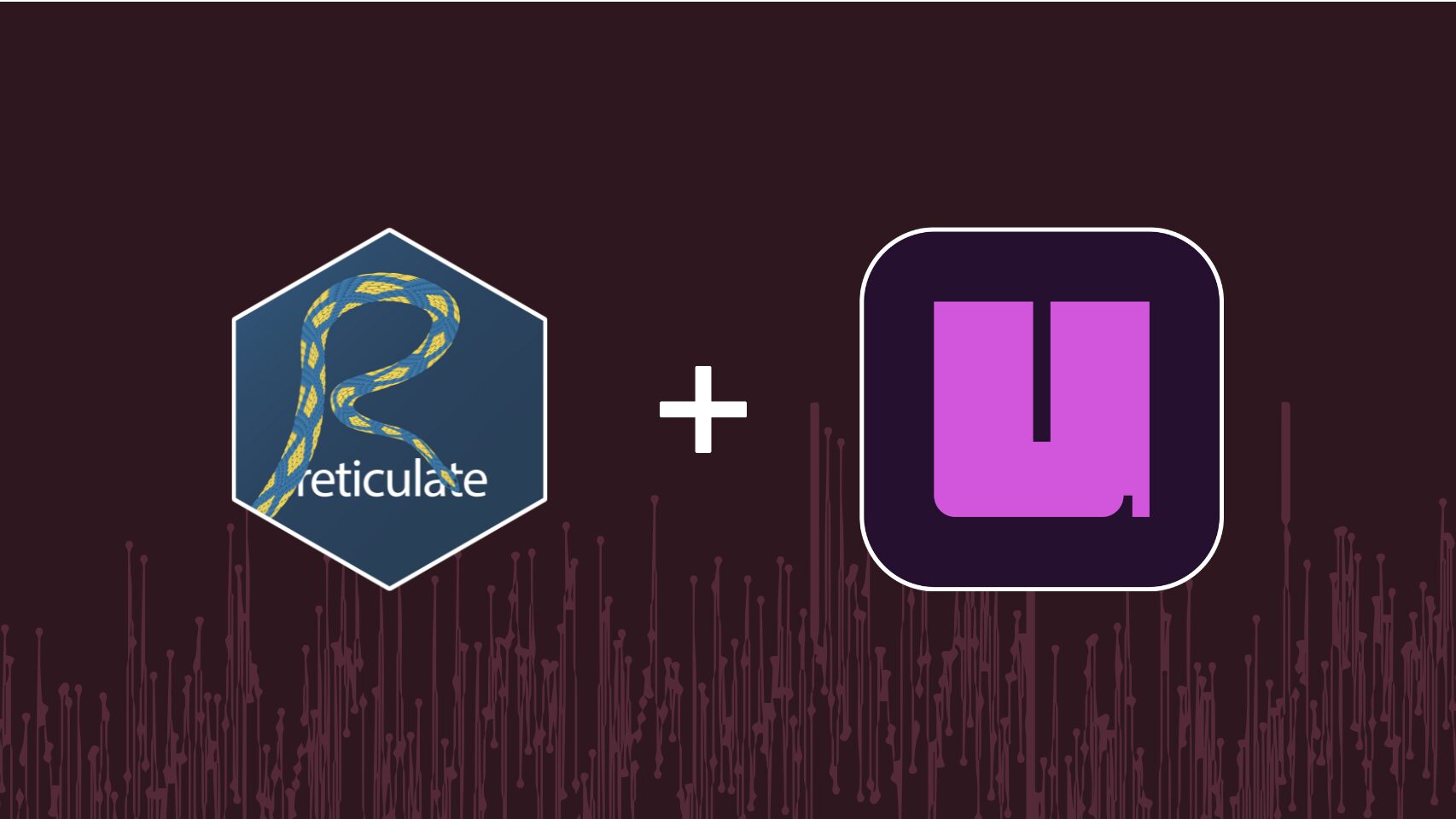 reticulate logo plus the uv logo